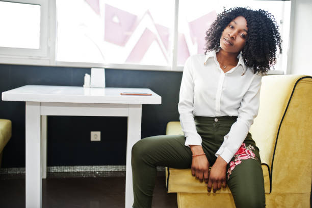 istock Cheerful business african american lady 1140382068