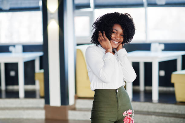 istock Cheerful business african american lady 1140382109