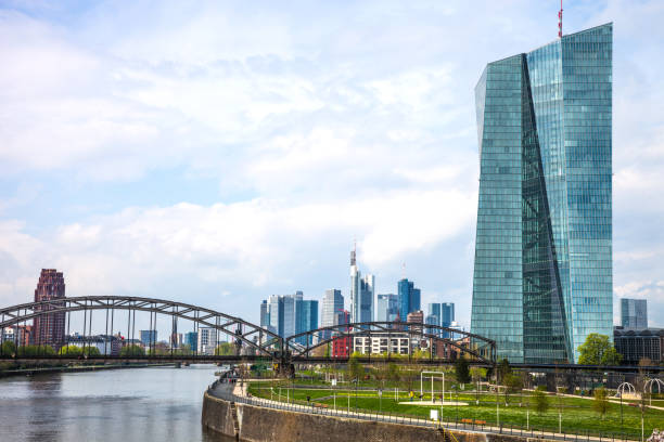 istock Frankfurt cityscape on the Main river 1140382745