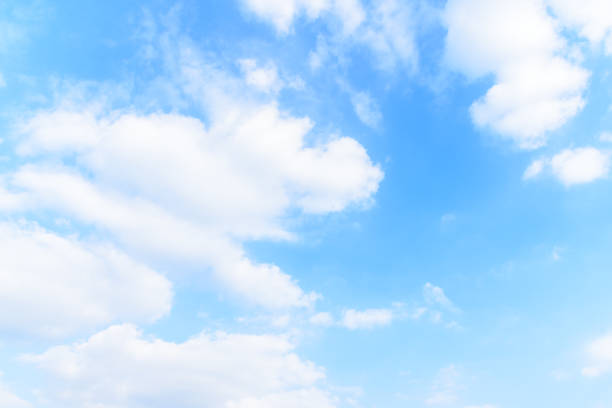 istock Blue sky with cloud in the morning. 1140385103