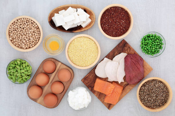 Health Food High in Protein stock photo