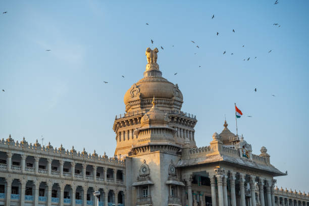 istock Karnataka State Vidhan Soudha building in Bangalore 1140386898