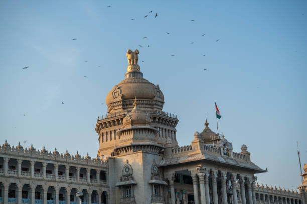 istock Karnataka State Vidhan Soudha building in Bangalore 1140386905