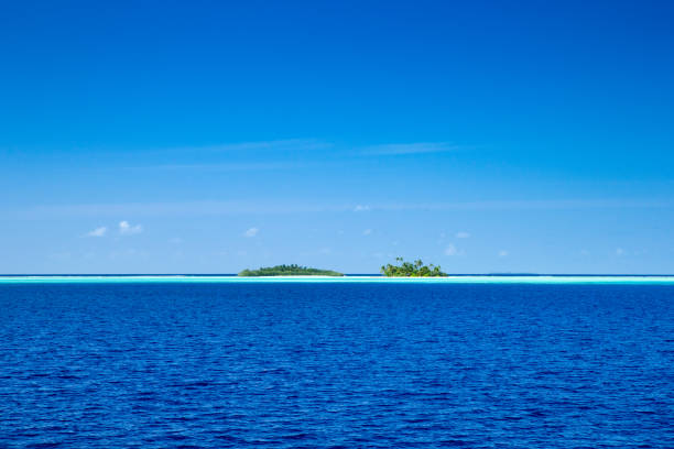 istock tropical Maldives island with white sandy beach and sea 1140390906
