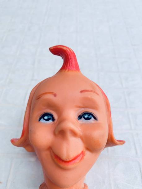 istock Finger punch puppet, young smiling boy 1140391729