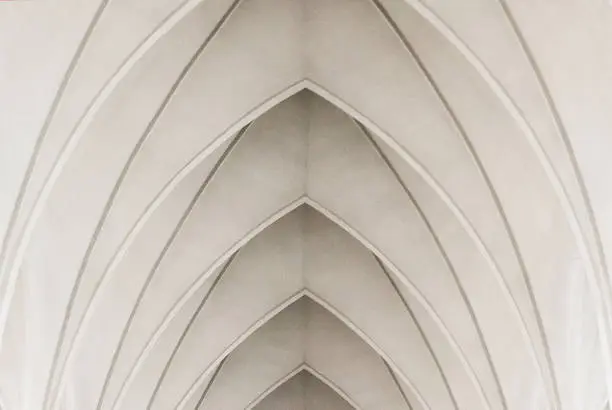 Photo of Arches in a modern church