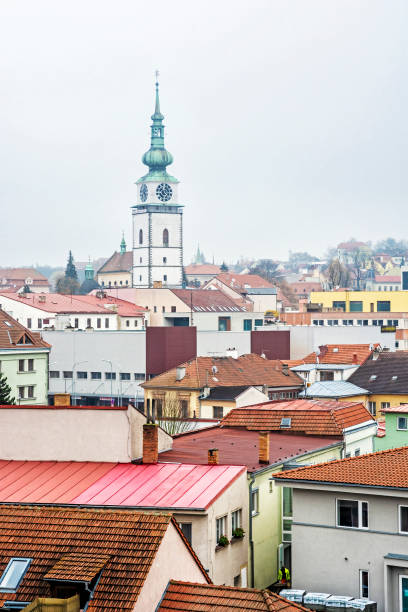 istock Municipal tower in Trebic, Czech 1140396467
