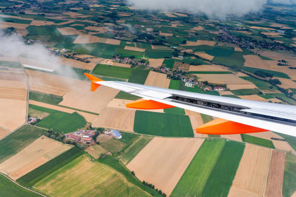 istock Photo taken from an airplane window 1140399047