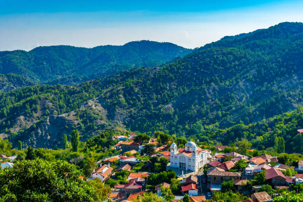 istock Pedoulas village on Cyprus 1140399146