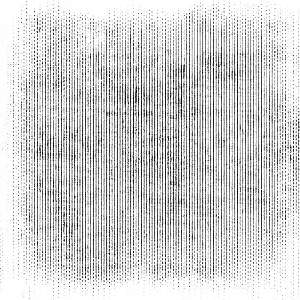 istock Halftone monochrome grunge vertical lines texture. 1140400834