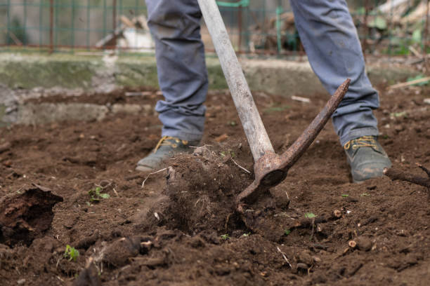 istock Shoveling the soil 1140402050