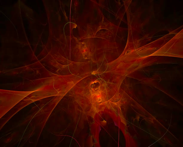 istock abstract digital fractal, fantasy design 1140403943