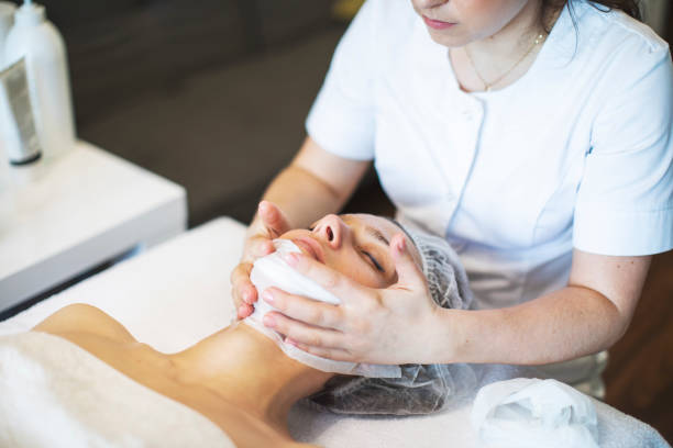istock Beautician working from home 1140403993