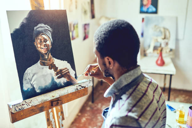 malarstwo to poezja wizualna - afrykanin obrazy zdjęcia i obrazy z banku zdjęć