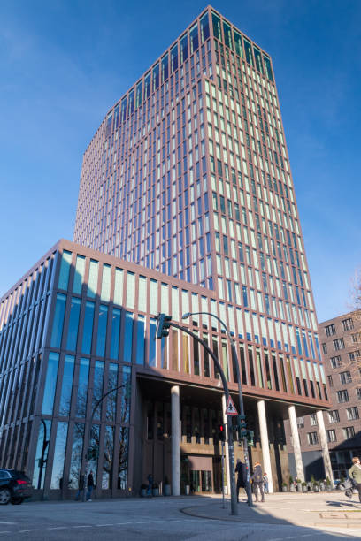 Riga, Latvia - September 8, 2019: View of Radisson Blu hotel, is a premier accommodation in center of Riga, Latvia