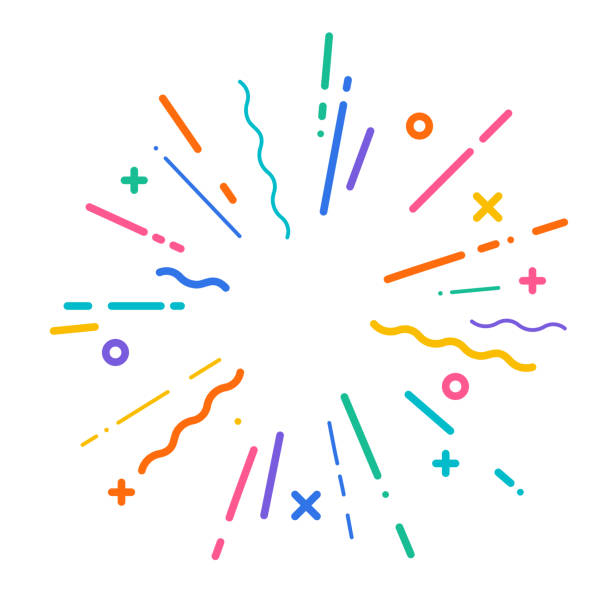 illustrations, cliparts, dessins animés et icônes de explosion moderne colorée - effet photographique illustrations