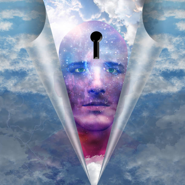 istock Starman with keyhole in head 1140422703