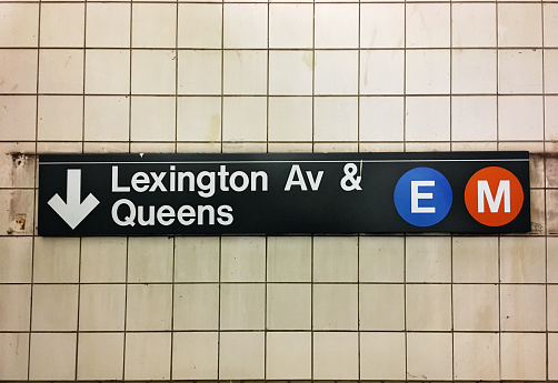 New York city subway station Lexington Avenue