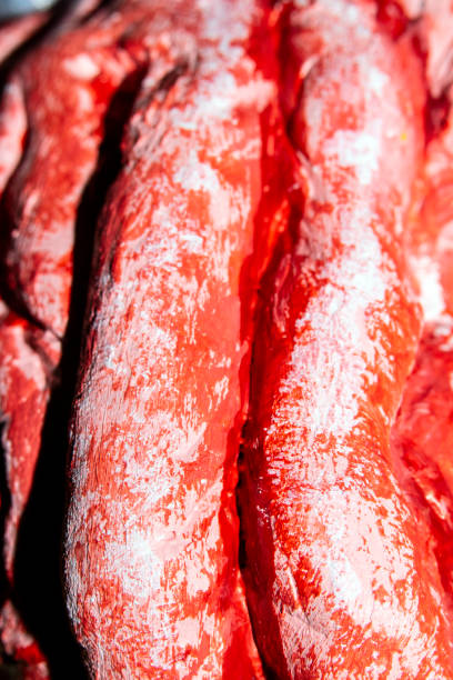 istock Close Up Clay Brain Red and White Background 1140428838