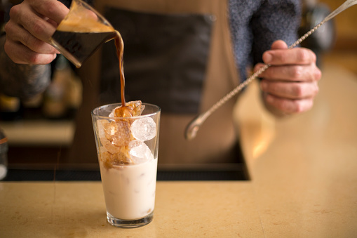 Coffee Shop, Pouring, Coffee Cup, Cup,barista,espresso,iced coffee