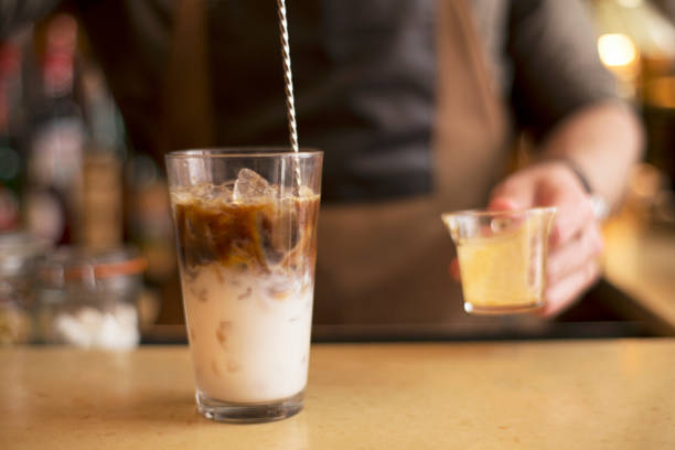 istock Barista making a fresh iced coffee 1140431095