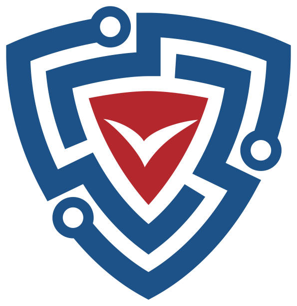 Security Shield Logo vector art illustration