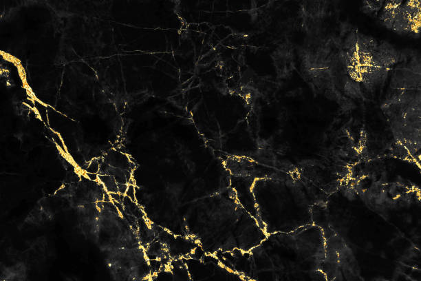 istock Black marble texture with gold pattern background design for cover book or brochure, poster or realistic business and design artwork. 1140439061