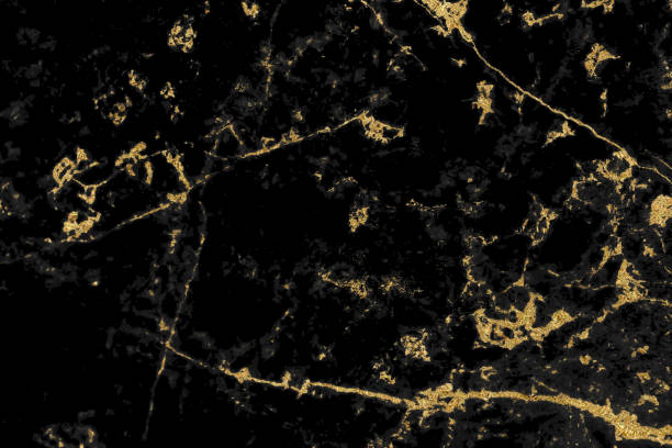 istock Black marble texture with gold pattern background design for cover book or brochure, poster or realistic business and design artwork. 1140440588
