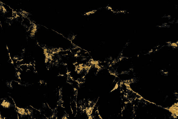 istock Black marble texture with gold pattern background design for cover book or brochure, poster or realistic business and design artwork. 1140441647