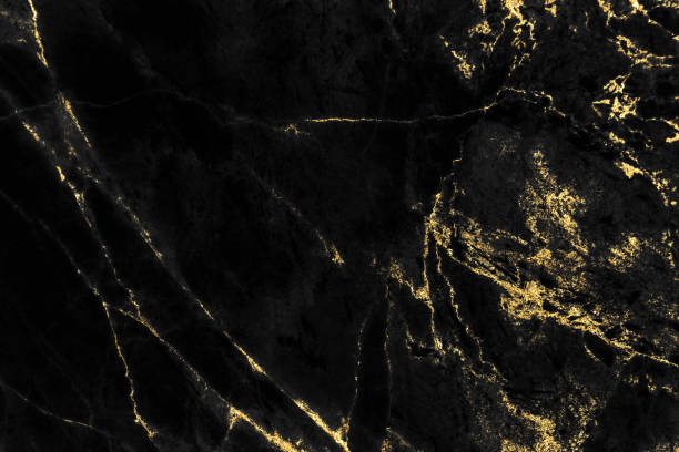 istock Black marble texture with gold pattern background design for cover book or brochure, poster or realistic business and design artwork. 1140441681