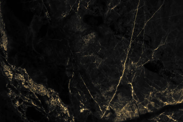 istock Black marble texture with gold pattern background design for cover book or brochure, poster or realistic business and design artwork. 1140441951