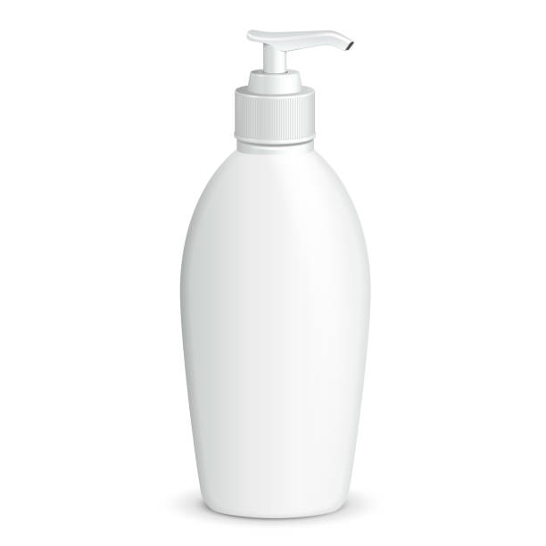istock Gel, Foam Or Liquid Soap Dispenser Pump Plastic Bottle White. Mock Up Ready For Your Design. Product Packing Vector EPS10 1140442091