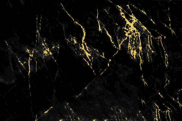 istock Black marble texture with gold pattern background design for cover book or brochure, poster or realistic business and design artwork. 1140442702
