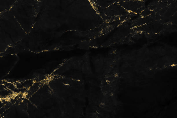 istock Black marble texture with gold pattern background design for cover book or brochure, poster or realistic business and design artwork. 1140443561