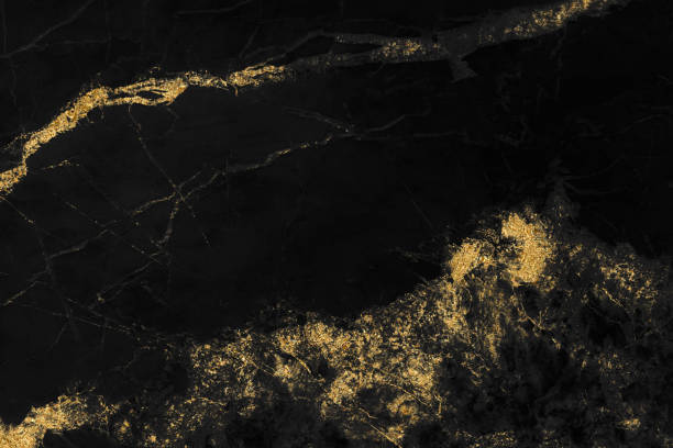 istock Black marble texture with gold pattern background design for cover book or brochure, poster or realistic business and design artwork. 1140443652