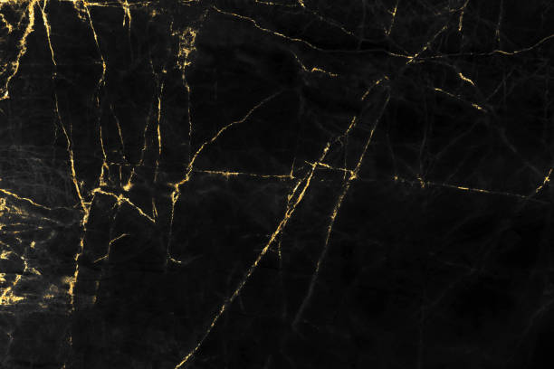 istock Black marble texture with gold pattern background design for cover book or brochure, poster or realistic business and design artwork. 1140443700