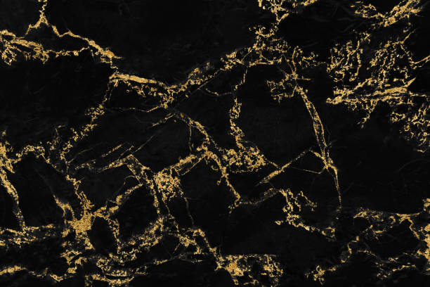 istock Black marble texture with gold pattern background design for cover book or brochure, poster or realistic business and design artwork. 1140443853
