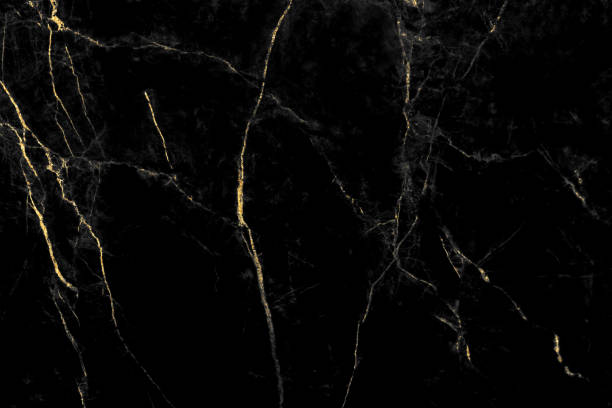 istock Black marble texture with gold pattern background design for cover book or brochure, poster or realistic business and design artwork. 1140443981