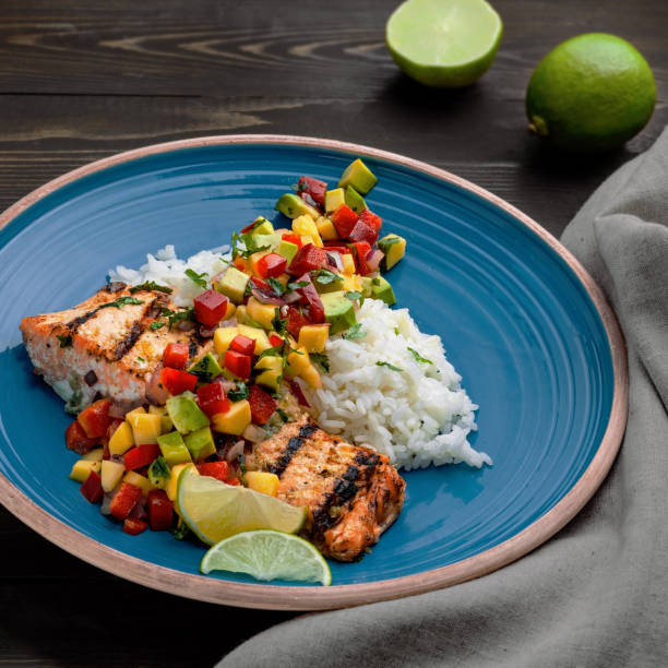 istock Delicious grilled salmon 1140446420