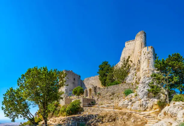 Ruins of Buffavento  in the northern Cyprus