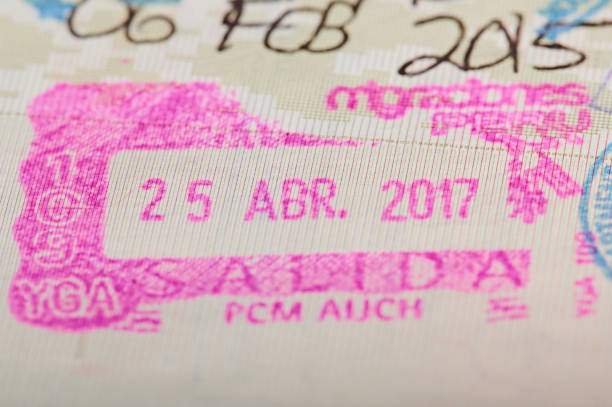 istock Stamp of Peru customs 1140446786