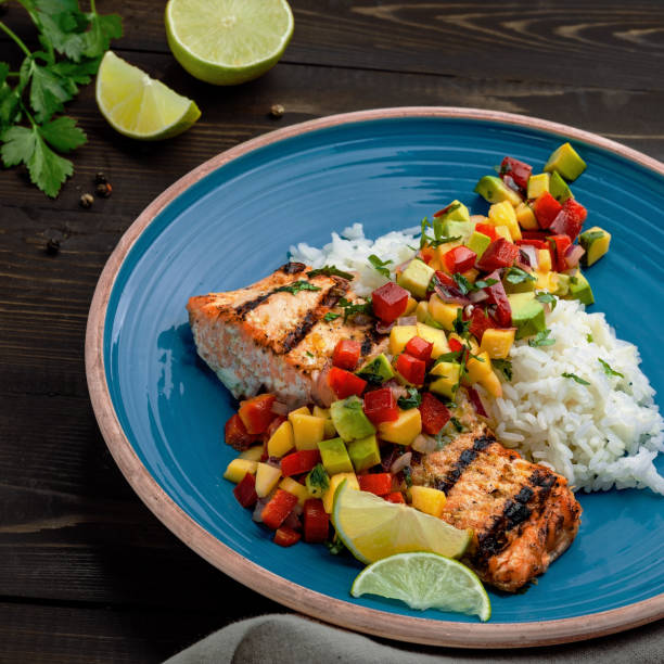 istock Delicious grilled salmon 1140446809