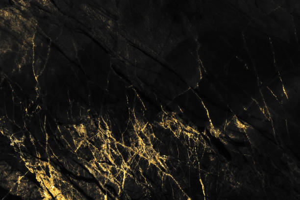 istock Black marble texture with gold pattern background design for cover book or brochure, poster or realistic business and design artwork. 1140447716