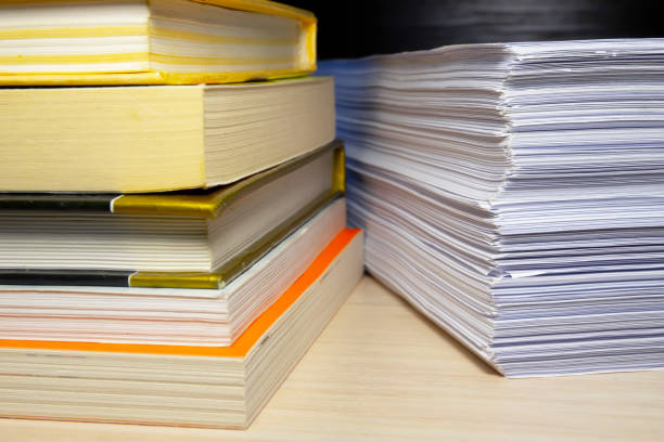 istock Books and papers on the table 1140448033