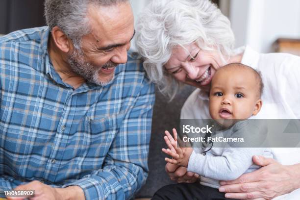 Grandma And Grandpa Will Always Love You Stock Photo - Download Image Now - Will - Legal Document, Family, Multiracial Group