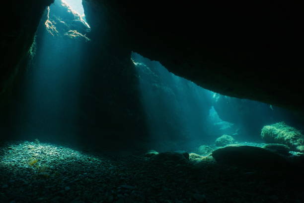 istock Underwater cave Mediterranean sea 1140459811
