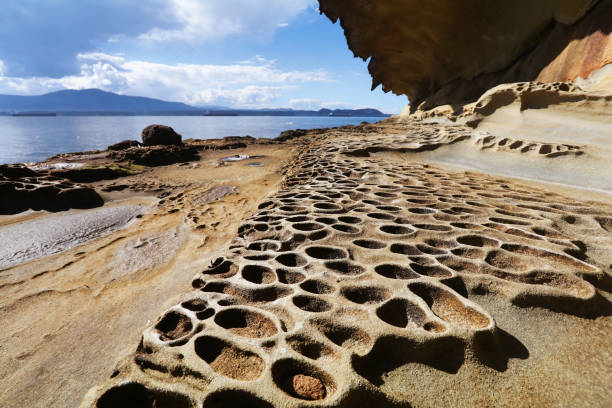Malaspina Galleries located on Gabriola Island is well know for its unique rock formations.