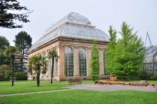 Edinburgh Botanical Garden stock photo