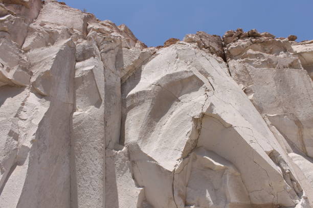 istock Sillar quarries with blue sky and few clouds 1140475318