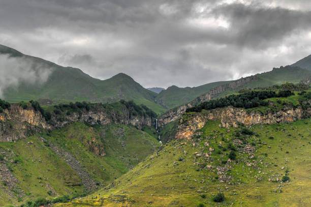 istock Panoramic Landscape - Kazbegi, Georgia 1140490804